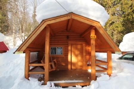 Вилла Revelstoke Campgrounds & Cabins Экстерьер фото